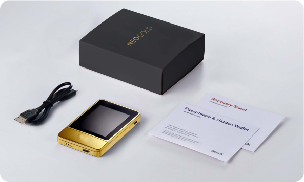 Cryptodataos NeoGold what's in the box